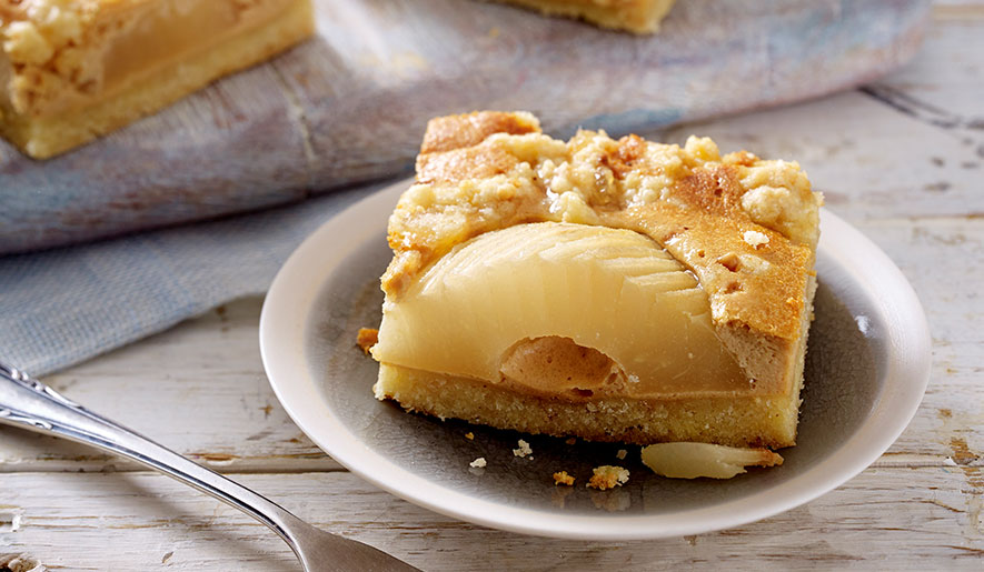 Birnen-Streusel-Käsekuchen