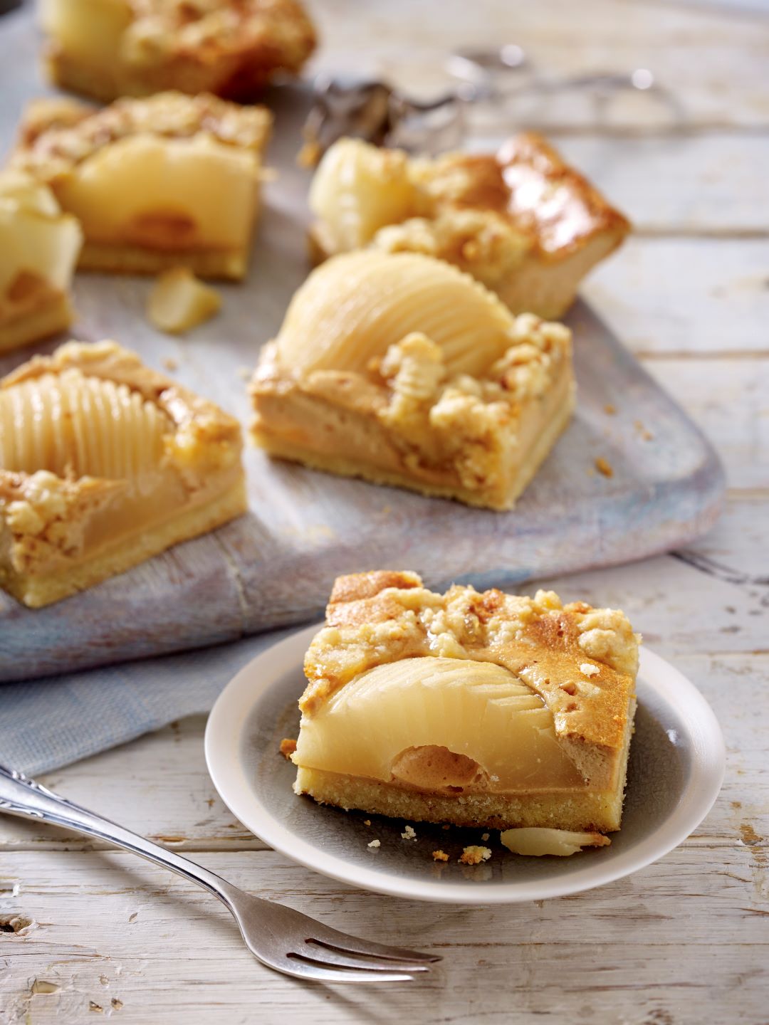 Birnen-Streusel-Käsekuchen