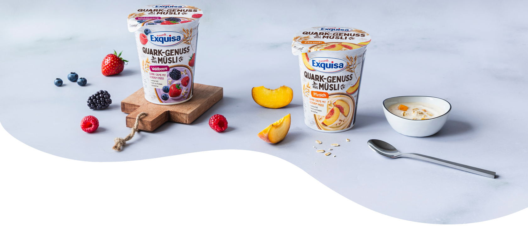QUARK-GENUSS MIT MÜSLI