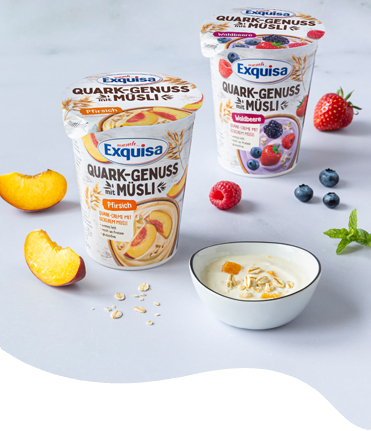 QUARK-GENUSS MIT MÜSLI